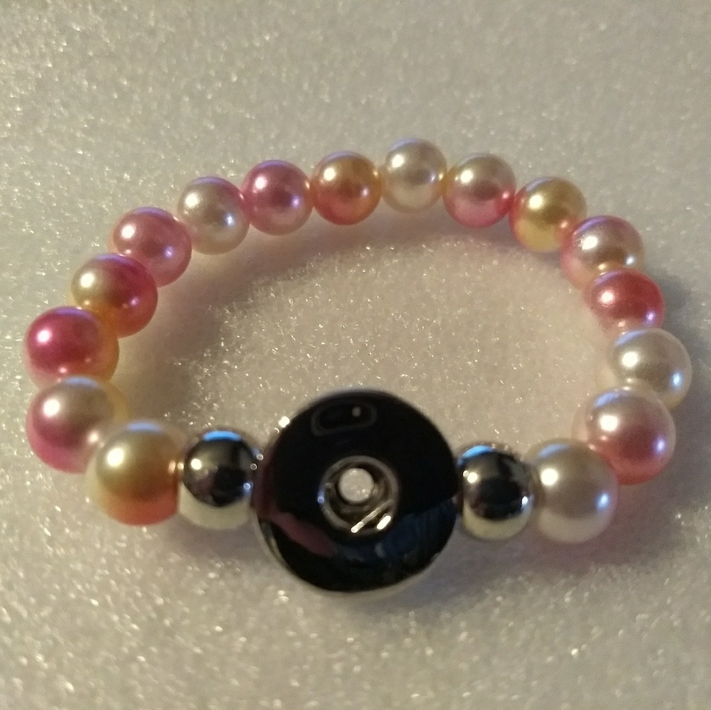 Noosa Bracelet - Snap charm chunk pearl jewelry - Picture 3 of 8